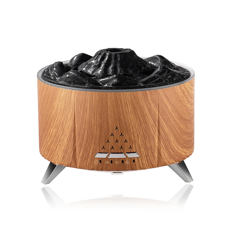 Volcano Aromatherapy Diffuser Flame Air Humidifier Music Speaker Ultrasonic Oil Diffuser Aroma Essential for Home Room Office